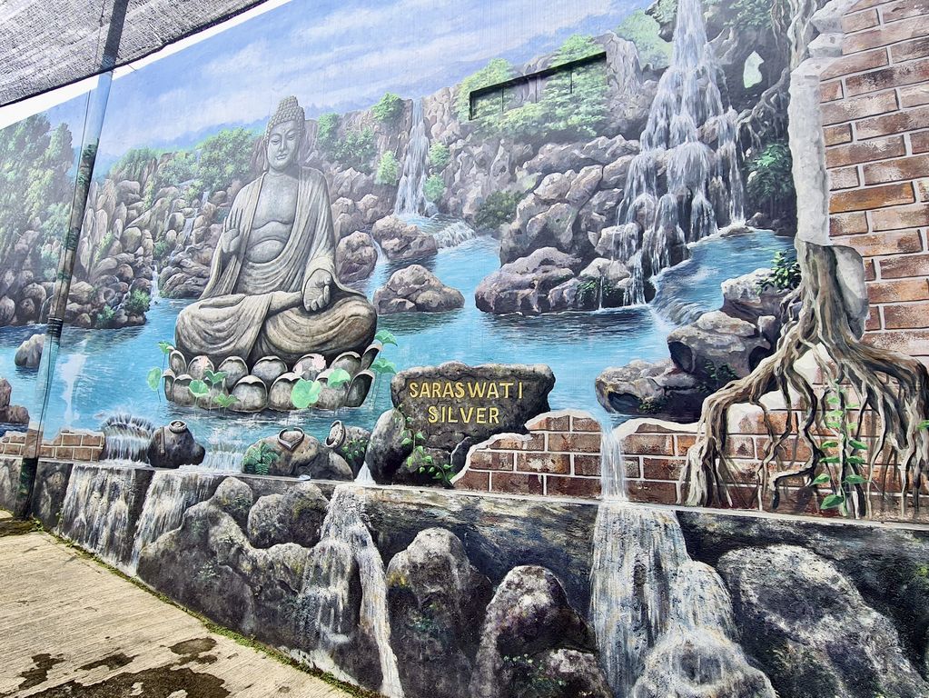 Bali muurschildering